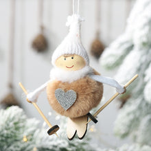 Load image into Gallery viewer, Noel Christmas Angel Girl Ski Plush Dolls