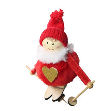 Load image into Gallery viewer, Noel Christmas Angel Girl Ski Plush Dolls