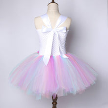 Load image into Gallery viewer, Girls Unicorn Rainbow Dress For Girls