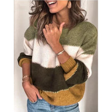 Load image into Gallery viewer, Autumn Winter Loose  Leopard Print Sweater Womens Pullover Plus Size Sweaters High Quality Oversized Thick Sweater Female
