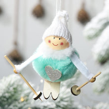 Load image into Gallery viewer, Noel Christmas Angel Girl Ski Plush Dolls